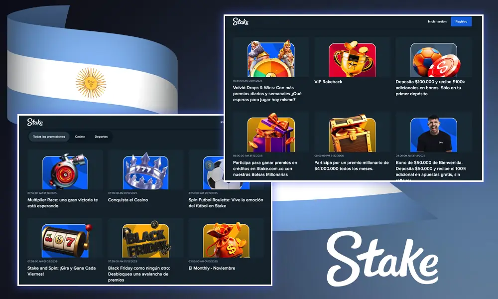 Programa de bonificaciones Stake del sitio de apuestas